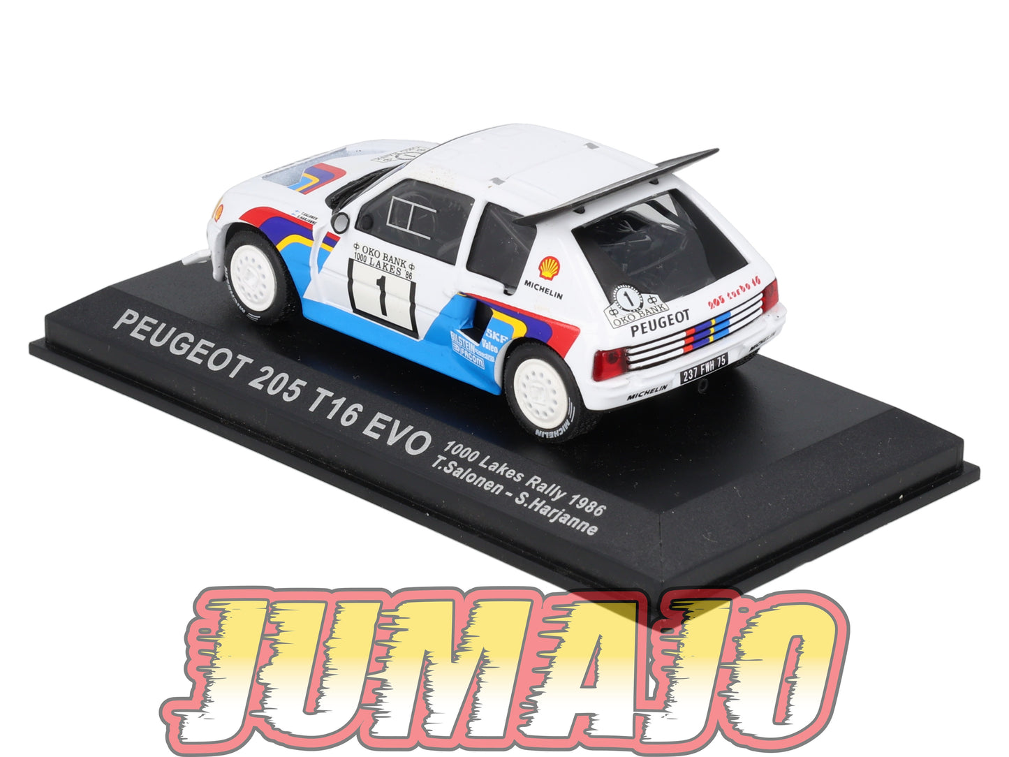 RCA39 Voiture 1/43 IXO Altaya Rallye PEUGEOT 205 T16 EVO 1986 #1 T Salonen