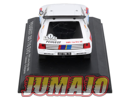 RCA39 Voiture 1/43 IXO Altaya Rallye PEUGEOT 205 T16 EVO 1986 #1 T Salonen