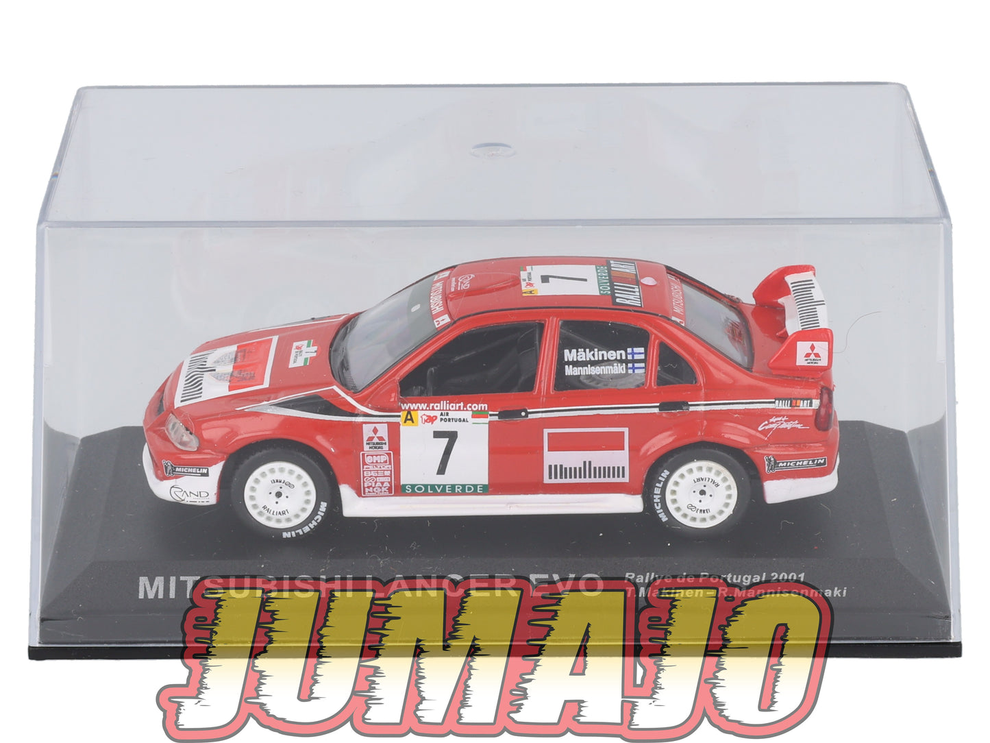 RCA402 voiture 1/43 IXO Altaya Rallye : MITSUBISHI Lancer Evo T.Makinen 2001 #7