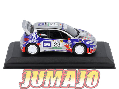 RCA403 voiture 1/43 IXO Altaya Rallye : PEUGEOT 206 WRC A.Lopes 2001 #23