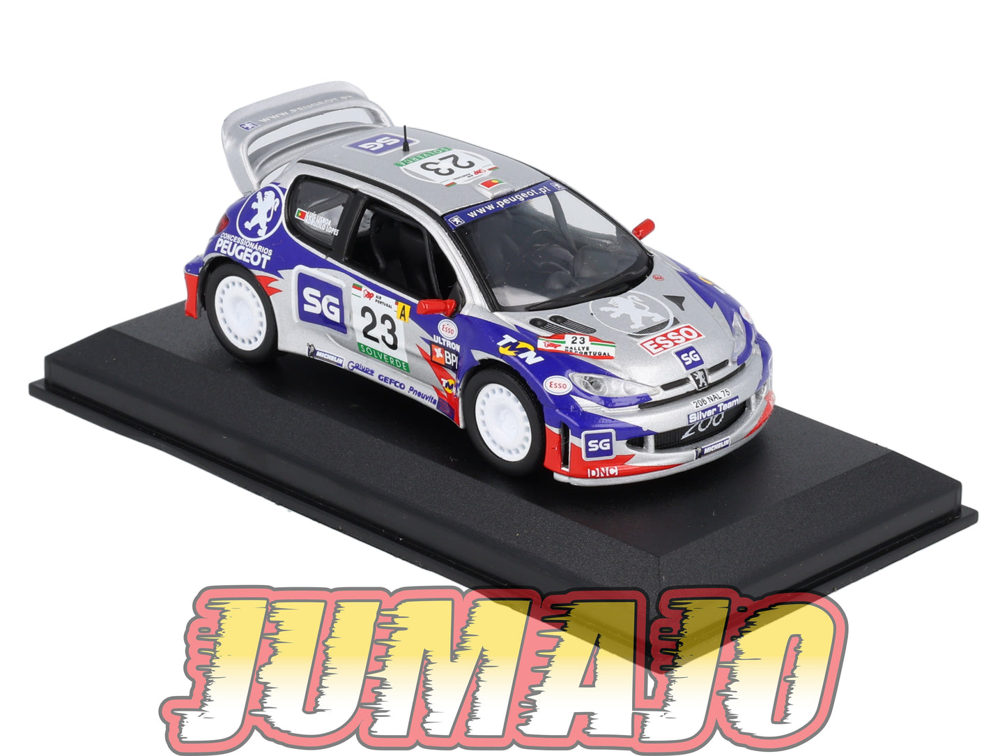 RCA403 voiture 1/43 IXO Altaya Rallye : PEUGEOT 206 WRC A.Lopes 2001 #23