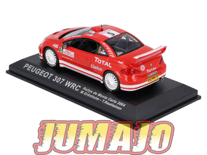 RCA406 Voiture 1/43 IXO Altaya Rallye : PEUGEOT 307 2004 #5 Monte-carlo Gronholm