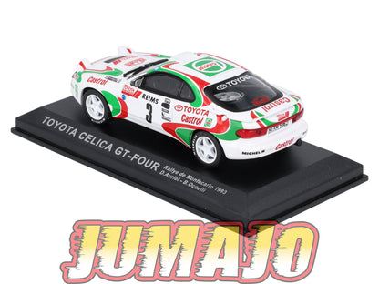 RCA407 Voiture 1/43 IXO Altaya Rallye : TOYOTA Celica GT-Four 1993 #3 Monte-carlo Auriol
