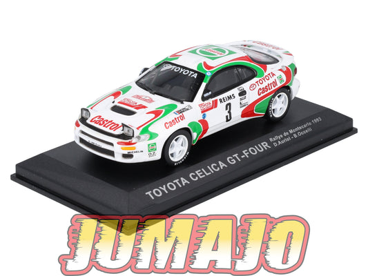 RCA407 Voiture 1/43 IXO Altaya Rallye : TOYOTA Celica GT-Four 1993 #3 Monte-carlo Auriol