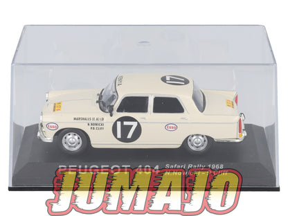 RCA45 voiture 1/43 IXO Altaya Rallye : PEUGEOT 404 N.Nowicki 1968 #17