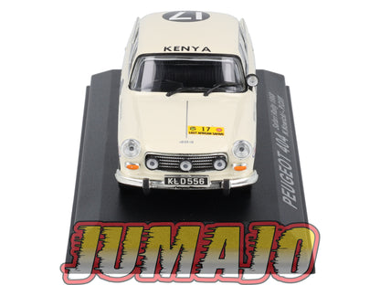 RCA45 voiture 1/43 IXO Altaya Rallye : PEUGEOT 404 N.Nowicki 1968 #17