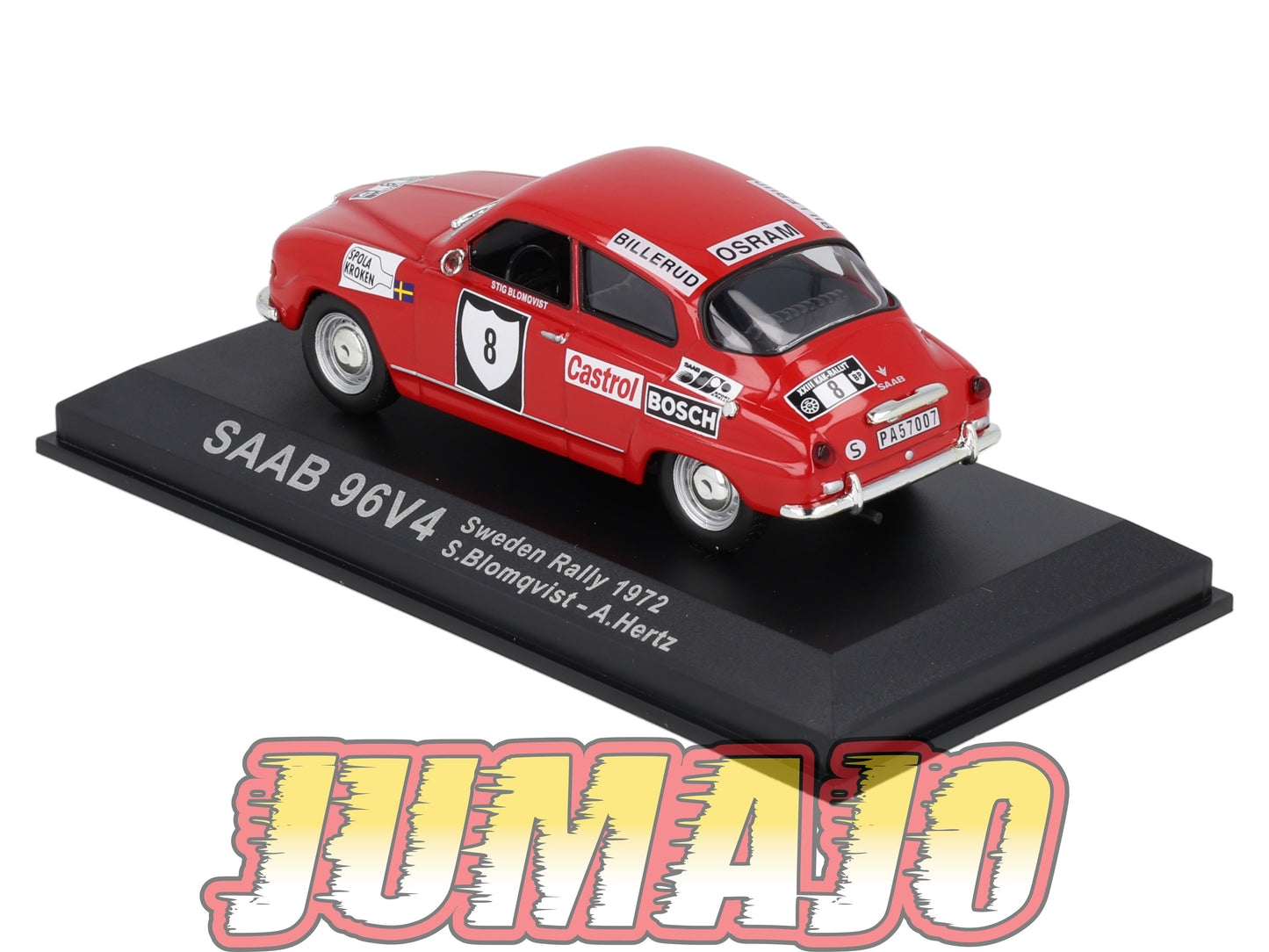 RCA46  Voiture 1/43 IXO Altaya Rallye SAAB 96V4 1972 #8 S Blomqvist