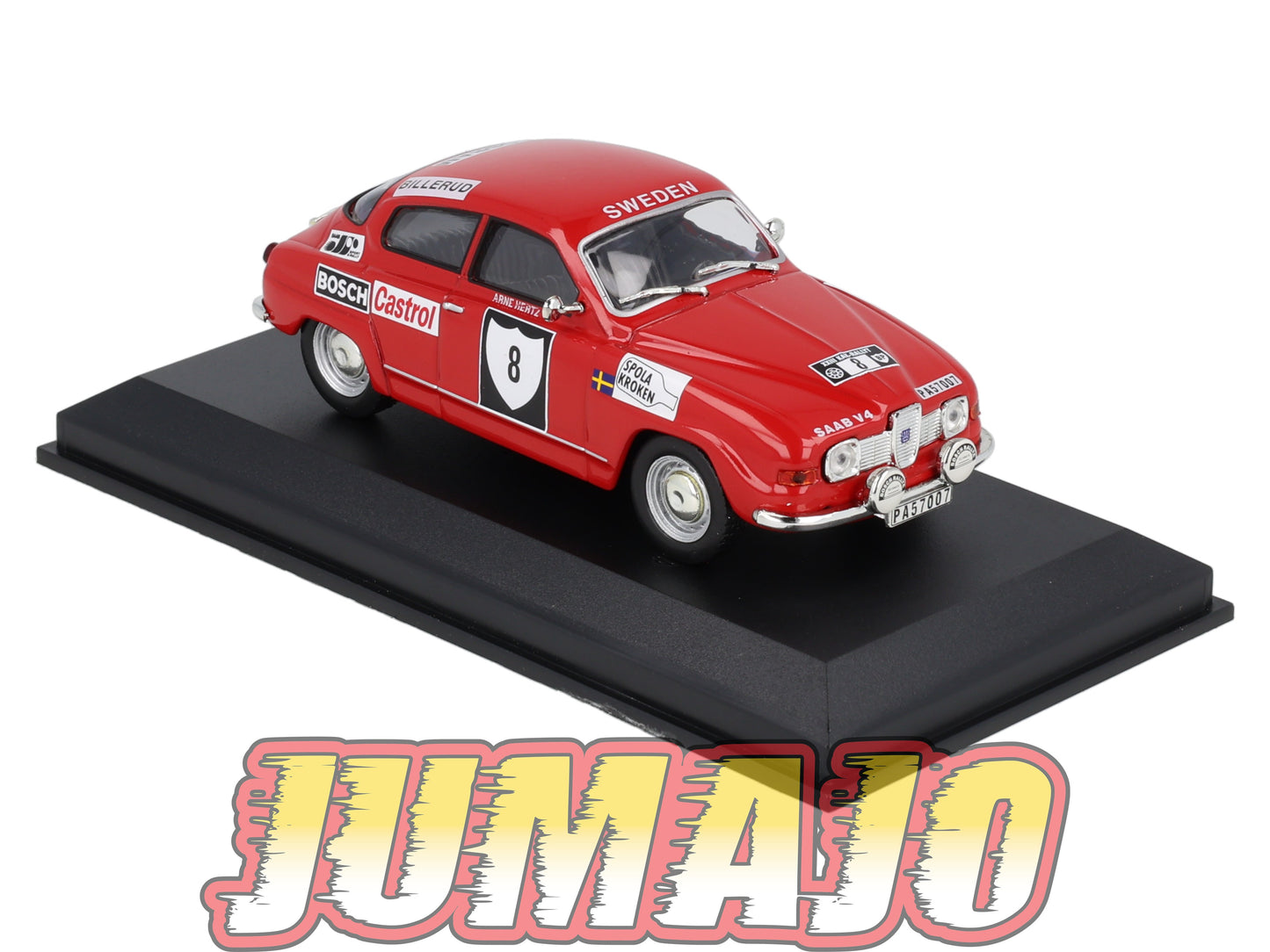 RCA46  Voiture 1/43 IXO Altaya Rallye SAAB 96V4 1972 #8 S Blomqvist