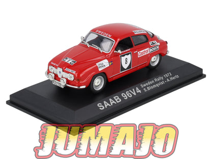 RCA46  Voiture 1/43 IXO Altaya Rallye SAAB 96V4 1972 #8 S Blomqvist