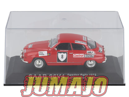 RCA46  Voiture 1/43 IXO Altaya Rallye SAAB 96V4 1972 #8 S Blomqvist