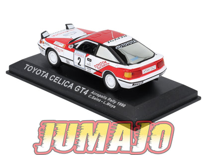 RCA47 voiture 1/43 IXO Altaya Rallye : TOYOTA Celica GT4 C.Sainz 1990 #2