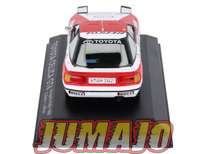 RCA47 voiture 1/43 IXO Altaya Rallye : TOYOTA Celica GT4 C.Sainz 1990 #2