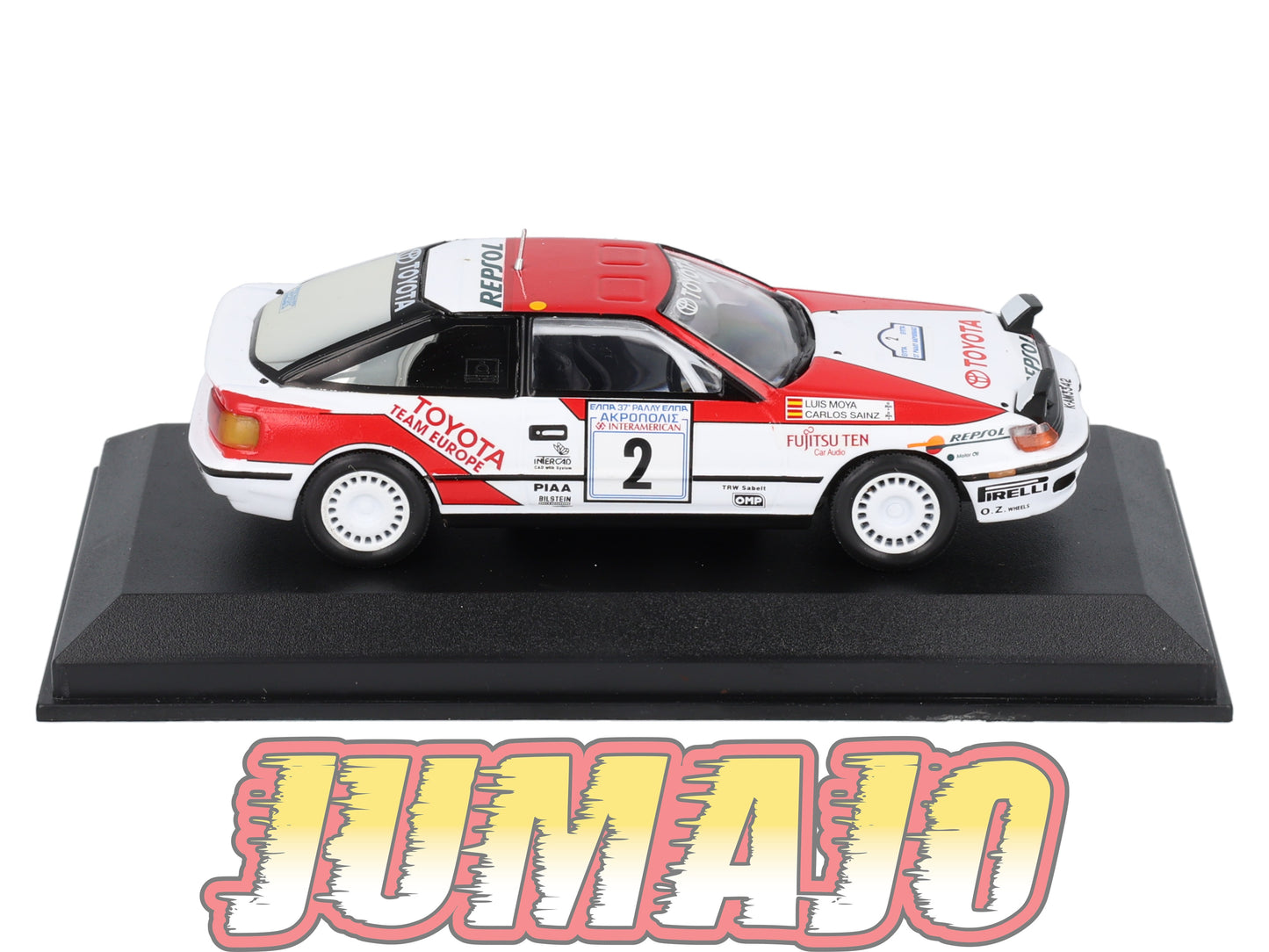 RCA47 voiture 1/43 IXO Altaya Rallye : TOYOTA Celica GT4 C.Sainz 1990 #2