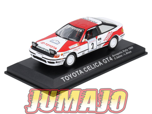 RCA47 voiture 1/43 IXO Altaya Rallye : TOYOTA Celica GT4 C.Sainz 1990 #2