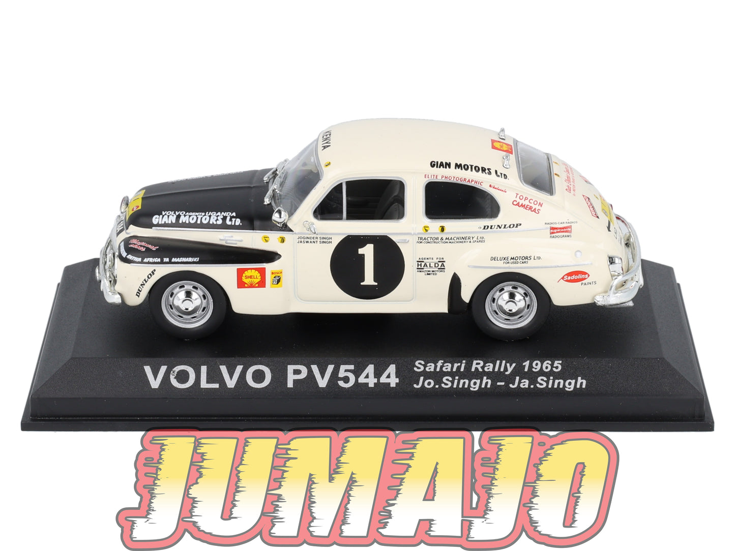 RCA48 voiture 1/43 IXO Altaya Rallye : VOLVO PV544 1965 #1 Jo.Singh