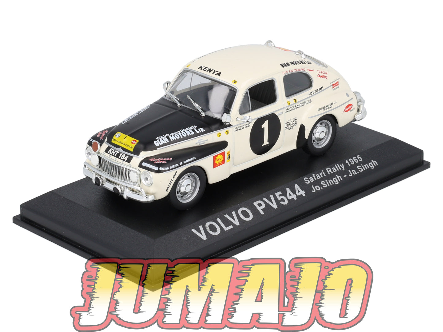 RCA48 voiture 1/43 IXO Altaya Rallye : VOLVO PV544 1965 #1 Jo.Singh