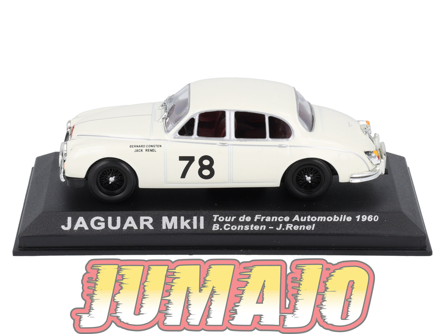 RCA49 voiture 1/43 IXO Altaya Rallye : JAGUAR MKII Tour de France B.Consten #78 1960