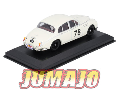 RCA49 voiture 1/43 IXO Altaya Rallye : JAGUAR MKII Tour de France B.Consten #78 1960