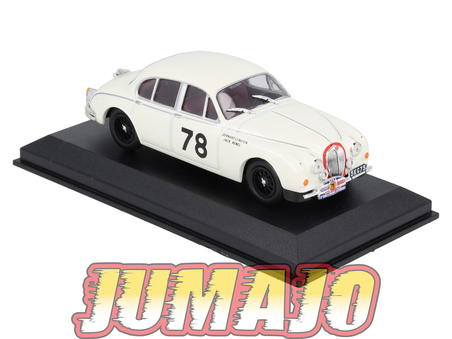 RCA49 voiture 1/43 IXO Altaya Rallye : JAGUAR MKII Tour de France B.Consten #78 1960