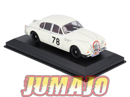 RCA49 voiture 1/43 IXO Altaya Rallye : JAGUAR MKII Tour de France B.Consten #78 1960