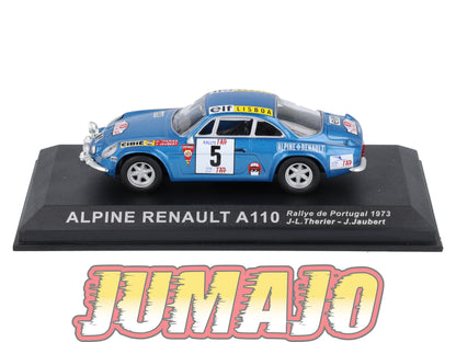 RCA50 voiture 1/43 IXO Altaya Rallye : RENAULT Alpine A110 J-L.Therier 1973 #5