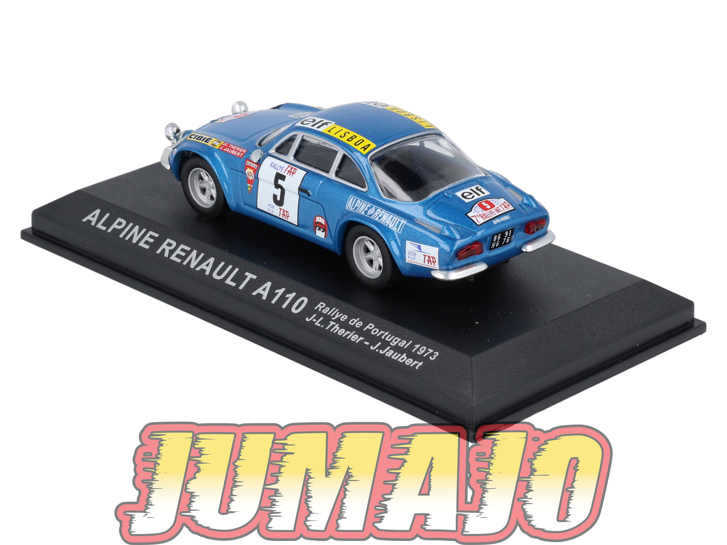 RCA50 voiture 1/43 IXO Altaya Rallye : RENAULT Alpine A110 J-L.Therier 1973 #5