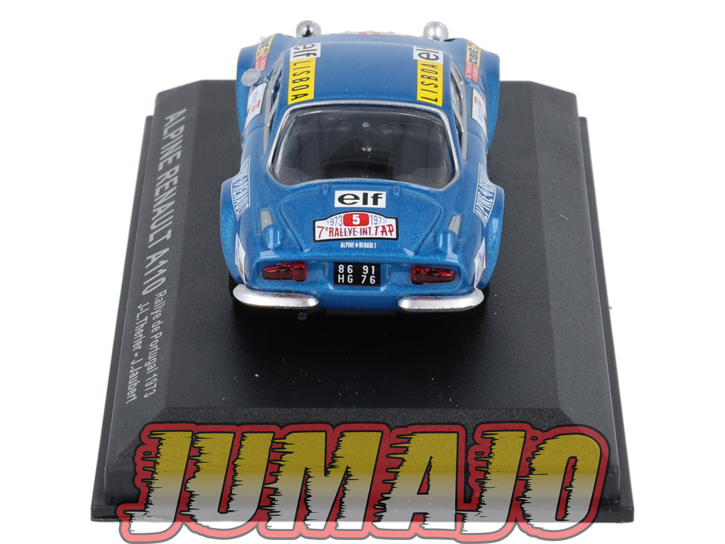 RCA50 voiture 1/43 IXO Altaya Rallye : RENAULT Alpine A110 J-L.Therier 1973 #5