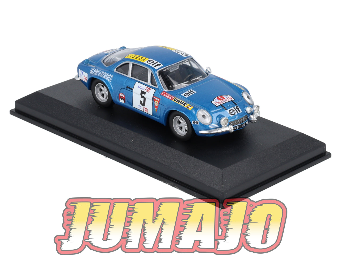 RCA50 voiture 1/43 IXO Altaya Rallye : RENAULT Alpine A110 J-L.Therier 1973 #5