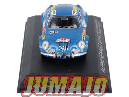 RCA50 voiture 1/43 IXO Altaya Rallye : RENAULT Alpine A110 J-L.Therier 1973 #5