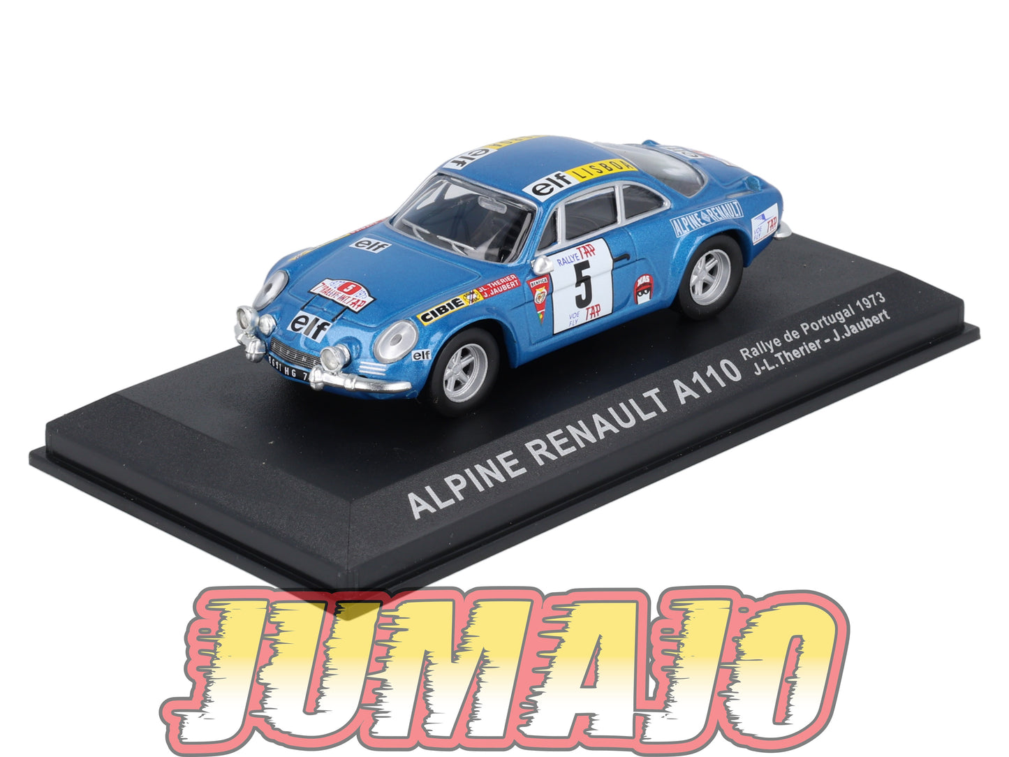 RCA50 voiture 1/43 IXO Altaya Rallye : RENAULT Alpine A110 J-L.Therier 1973 #5