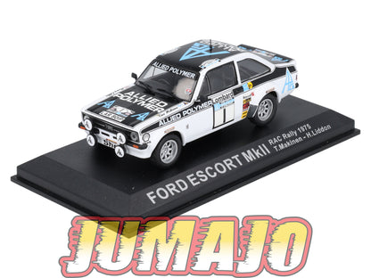 RCA53 voiture 1/43 IXO Altaya Rallye : FORD Escort MKII 1975 #1 T.Makinen