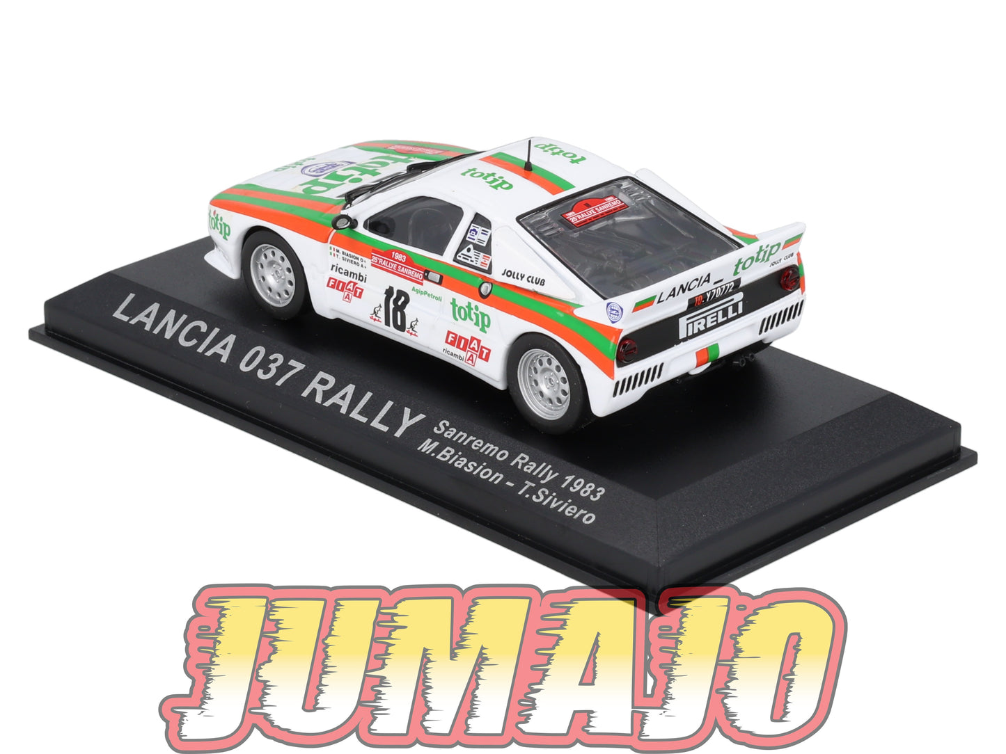 RCA54  Voiture 1/43 IXO Altaya Rallye LANCIA 037 RALLY 1983 #18 M Biasion