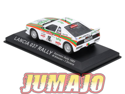 RCA54  Voiture 1/43 IXO Altaya Rallye LANCIA 037 RALLY 1983 #18 M Biasion