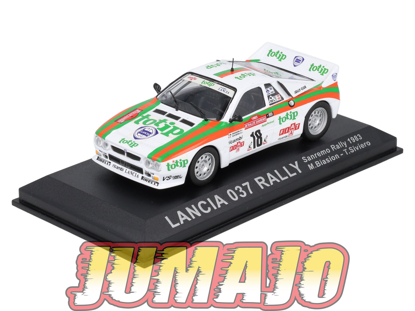 RCA54  Voiture 1/43 IXO Altaya Rallye LANCIA 037 RALLY 1983 #18 M Biasion