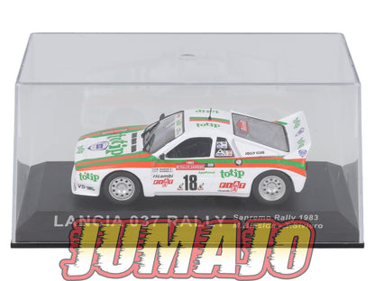 RCA54  Voiture 1/43 IXO Altaya Rallye LANCIA 037 RALLY 1983 #18 M Biasion