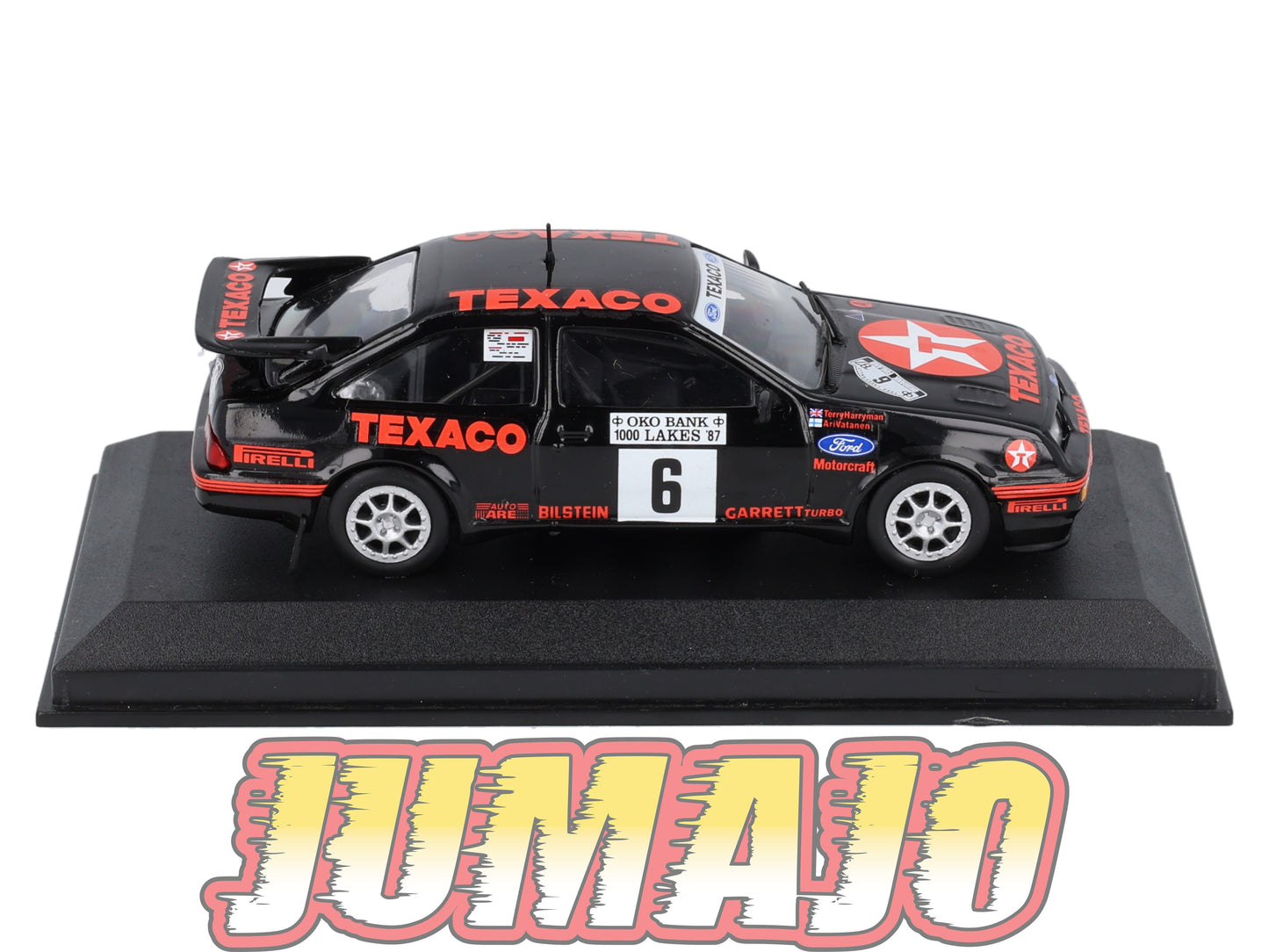 RCA56 Voiture 1/43 IXO Altaya Rallye : FORD Sierra RS Cosworth 1987 #6  A.Vatanen