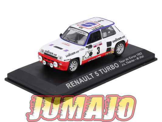 RCA59  Voiture 1/43 IXO Altaya Rallye RENAULT 5 TURBO #3 1982 JL Therier