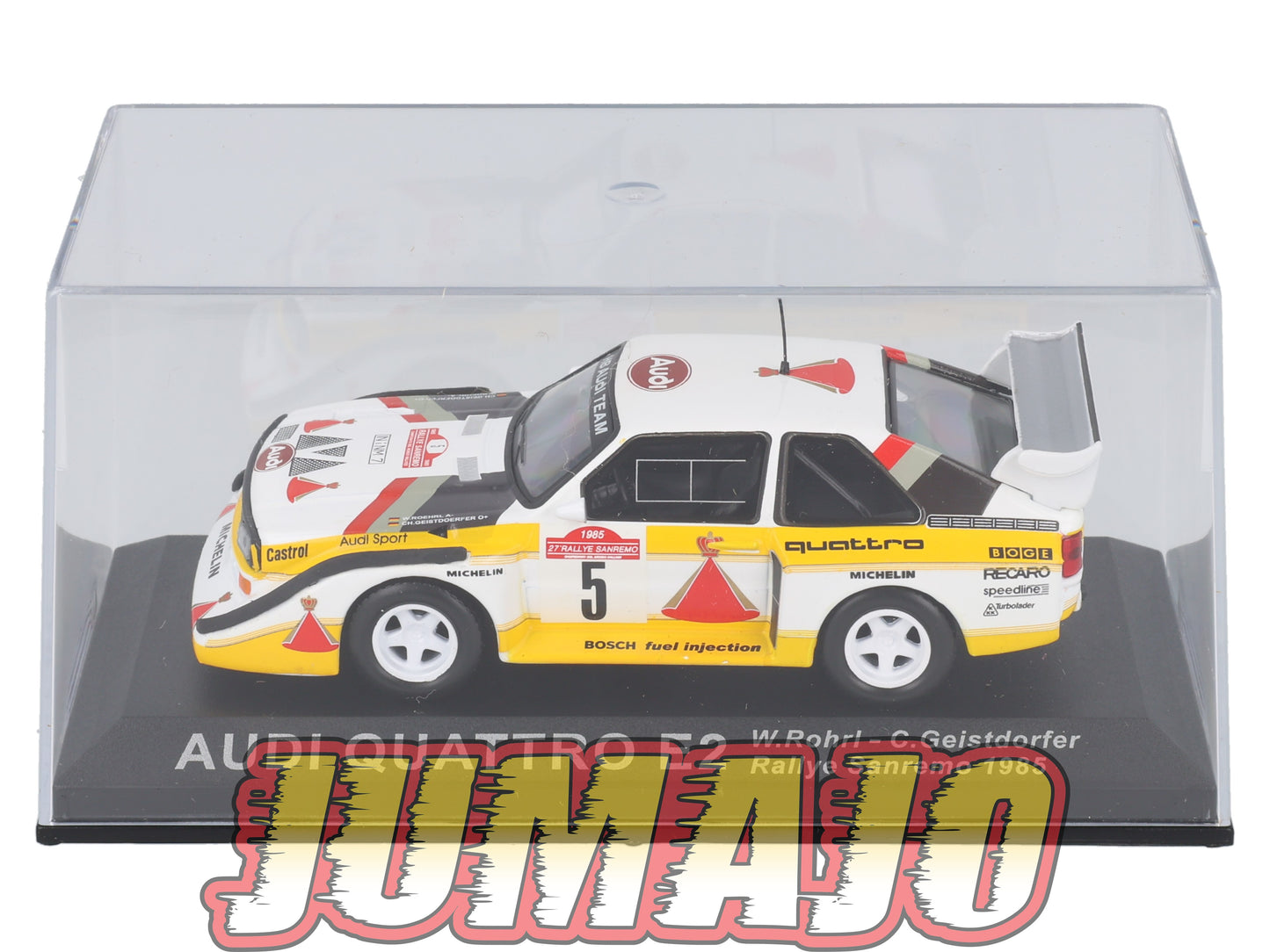 RCA5 Voiture 1/43 IXO Altaya Rallye : AUDI Quattro E2 1985 #5 W.Rohrl