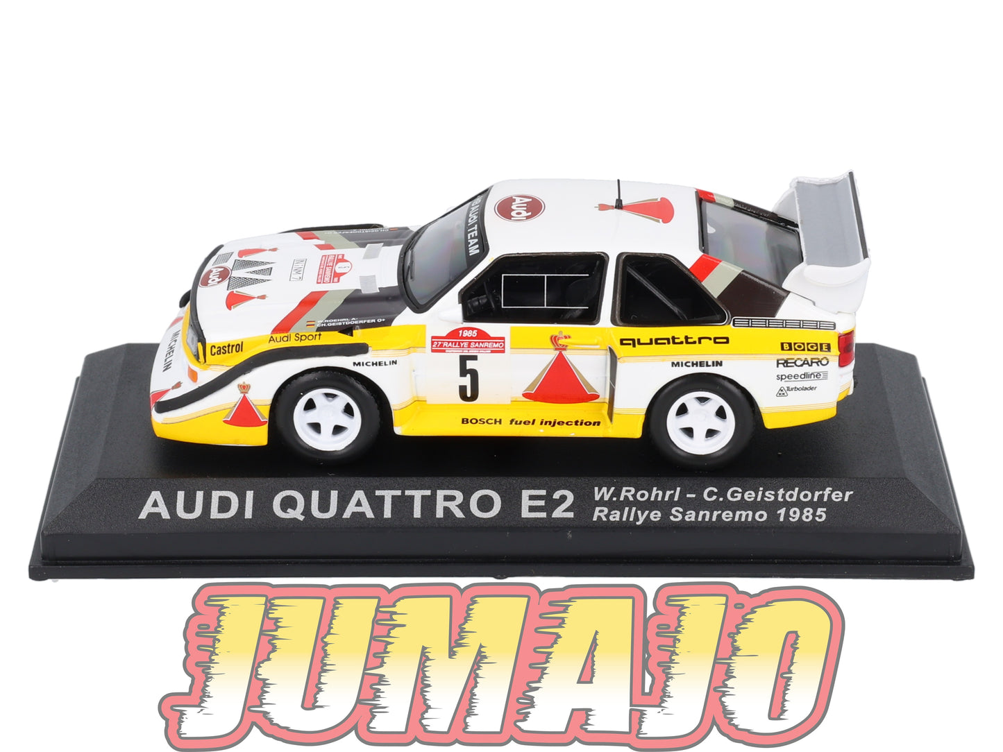 RCA5 Voiture 1/43 IXO Altaya Rallye : AUDI Quattro E2 1985 #5 W.Rohrl