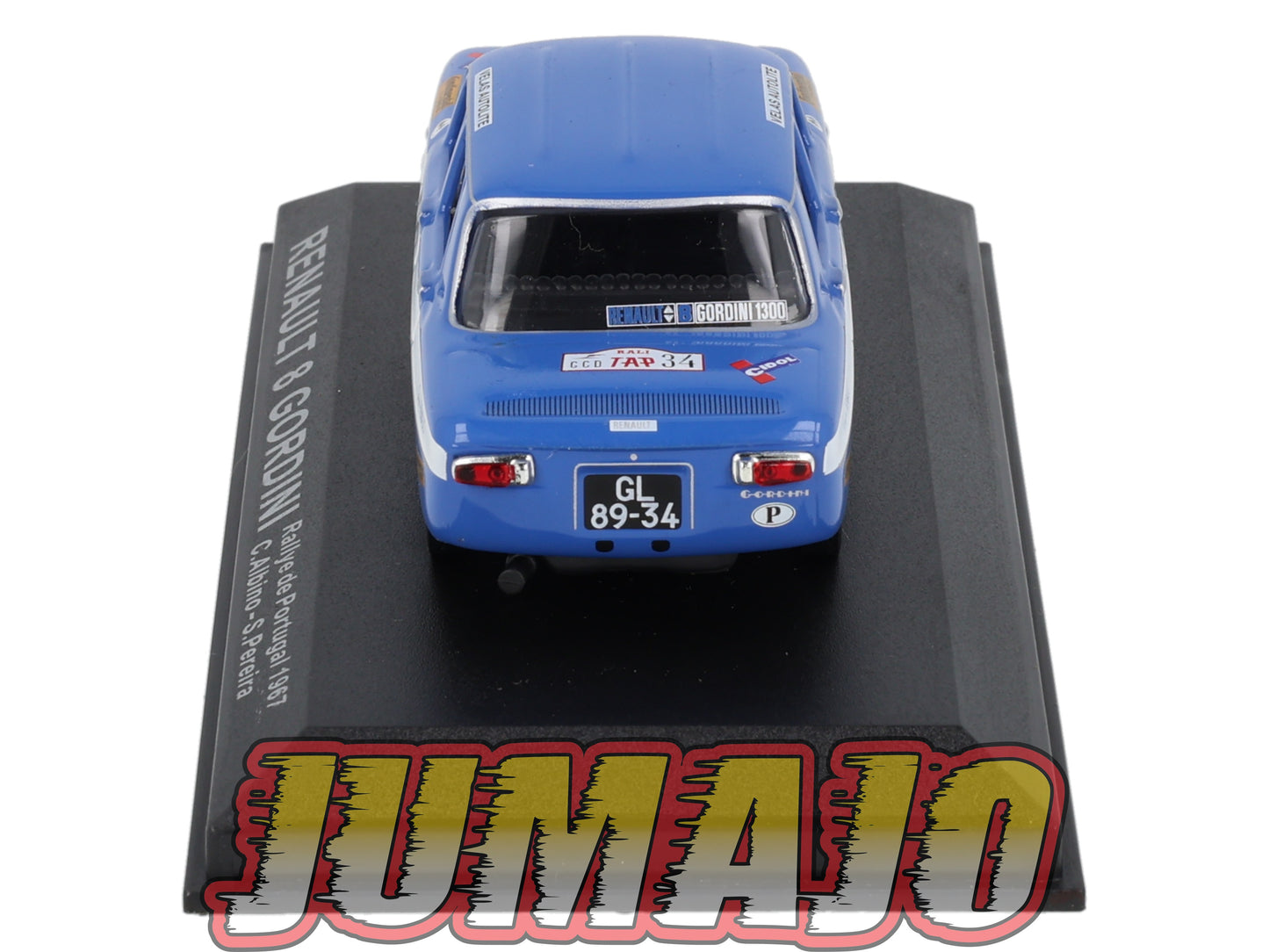 RCA60 Voiture 1/43 IXO Altaya Rallye RENAULT 8 GORDINI 1967 #34 C ALBINO