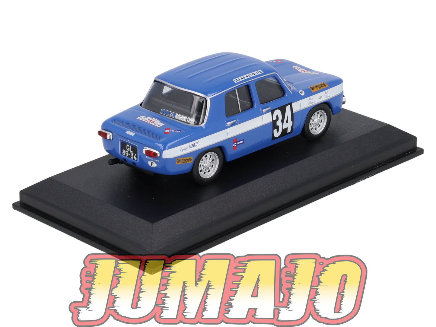 RCA60 Voiture 1/43 IXO Altaya Rallye RENAULT 8 GORDINI 1967 #34 C ALBINO