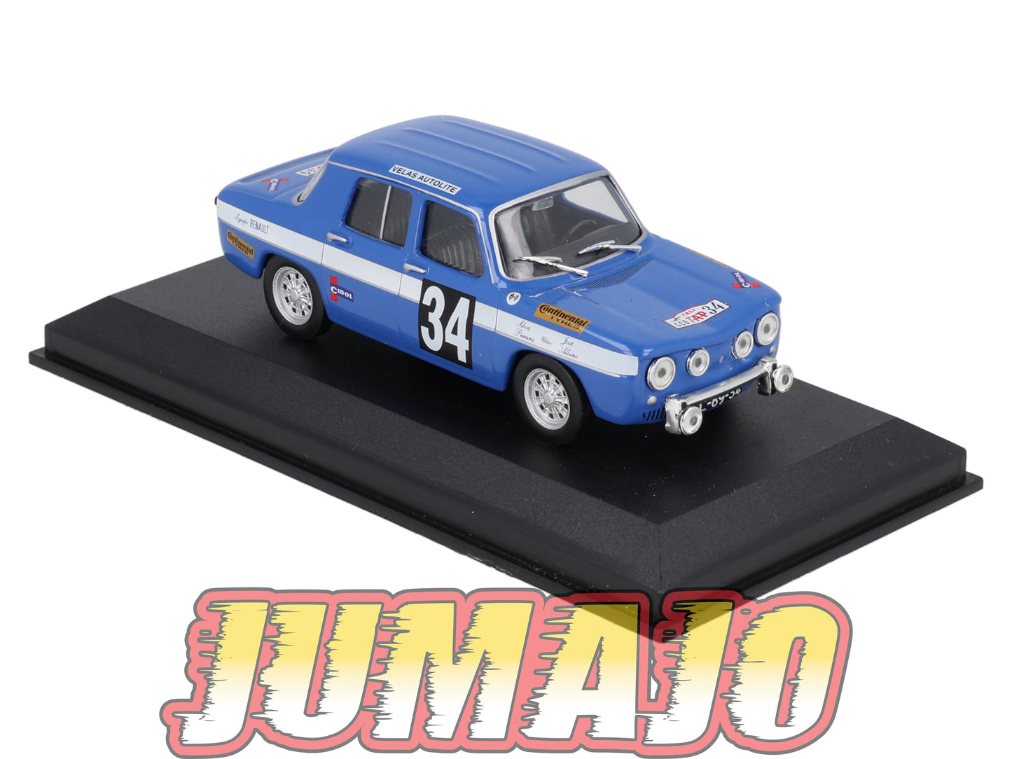 RCA60 Voiture 1/43 IXO Altaya Rallye RENAULT 8 GORDINI 1967 #34 C ALBINO
