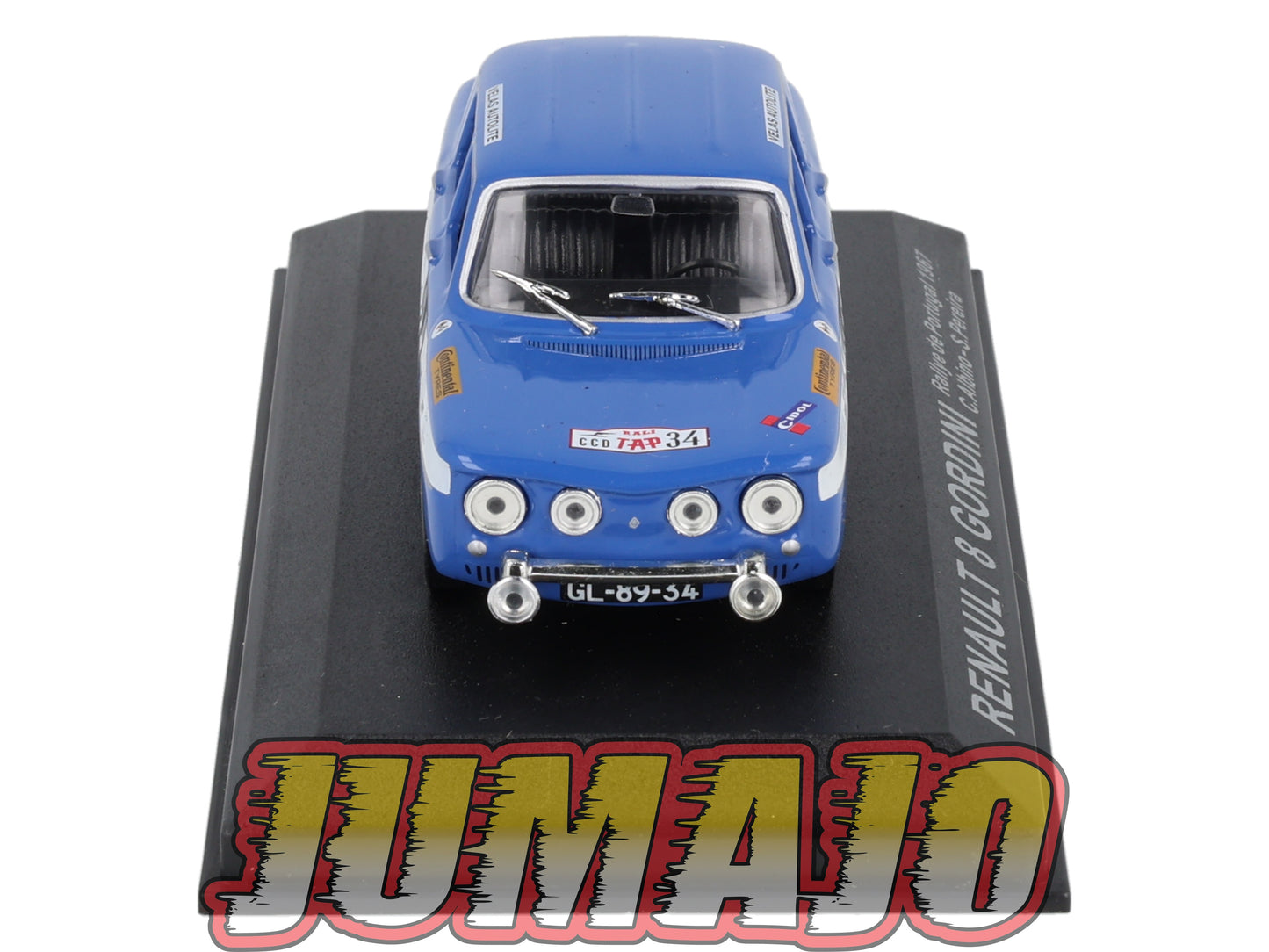 RCA60 Voiture 1/43 IXO Altaya Rallye RENAULT 8 GORDINI 1967 #34 C ALBINO