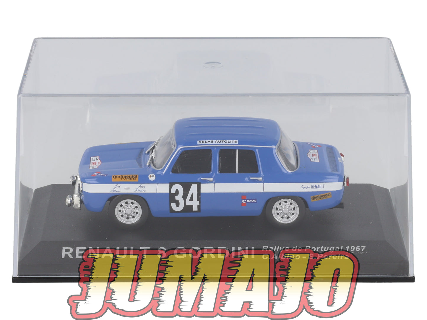 RCA60 Voiture 1/43 IXO Altaya Rallye RENAULT 8 GORDINI 1967 #34 C ALBINO