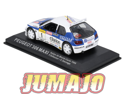 RCA63 Voiture 1/43 IXO Altaya Rallye PEUGEOT 306 MAXI 1996 #1 F Delecour