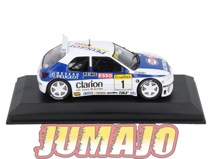 RCA63 Voiture 1/43 IXO Altaya Rallye PEUGEOT 306 MAXI 1996 #1 F Delecour