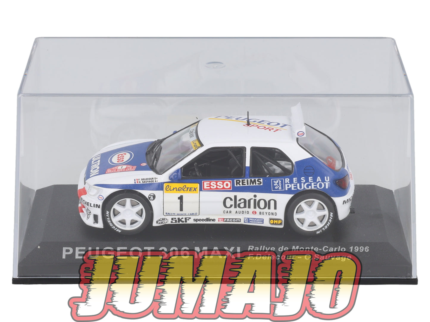 RCA63 Voiture 1/43 IXO Altaya Rallye PEUGEOT 306 MAXI 1996 #1 F Delecour