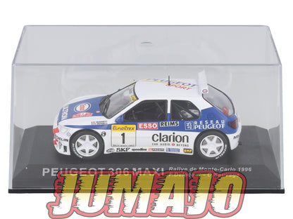 RCA63 Voiture 1/43 IXO Altaya Rallye PEUGEOT 306 MAXI 1996 #1 F Delecour