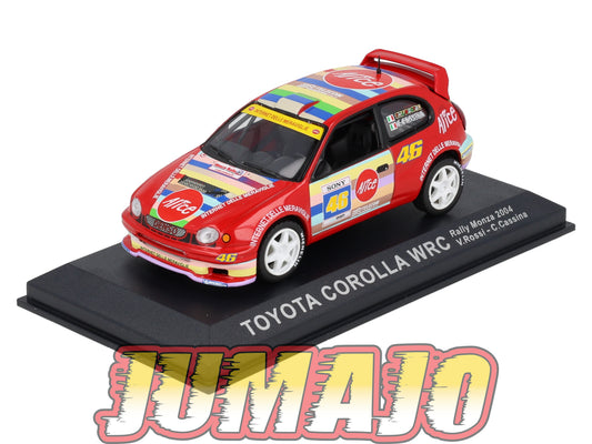 RCA69  Voiture 1/43 IXO Altaya Rallye TOYOTA COROLLA WRC #46 2004 V Rossi