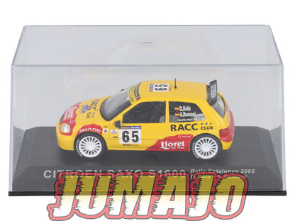 RCA6 voiture 1/43 IXO Altaya Rallye : CITROEN Saxo S1600 D.Sola 2002 #65